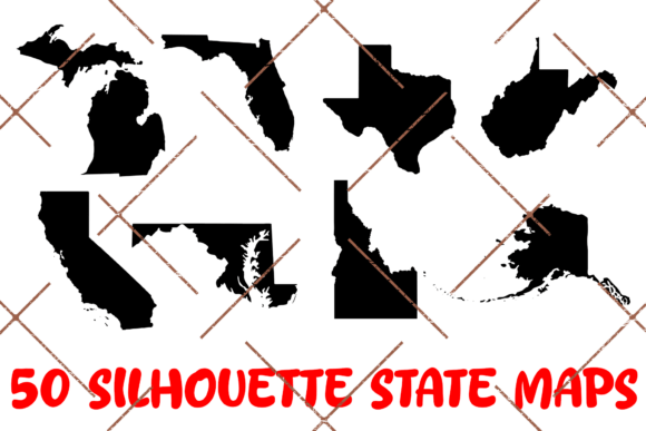 Download United States Maps Silhouettes - Premium Resources
